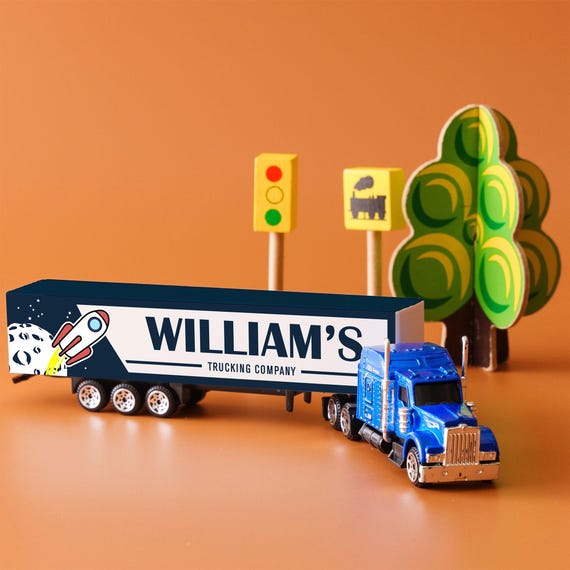Custom Toy Truck Kids Christmas Gifts Personalized Toy Truck Gift for Boy Toy Truck With Name Children Birthday Gift Baby Gifts Etsy