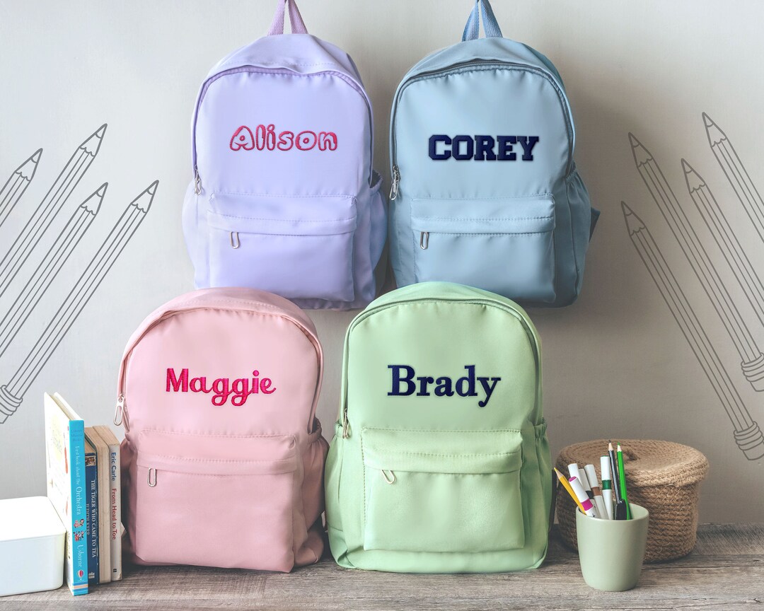 Customized Kids Backpack Personalized Baby Backpack Toddler Backpack