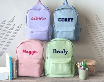 Customized Kids Backpack | Personalized Baby Backpack | Toddler Backpack with Embroidery | Kids Christmas Gift Kids | School Backpacks