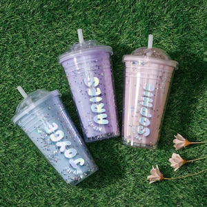 Baby Flower Girl Gift, Wedding Party Favors, Flower Girl Gifts, Personalized Flower Sippy Cup, Ring Bearer Gift, Flower Girl Proposal Ideas