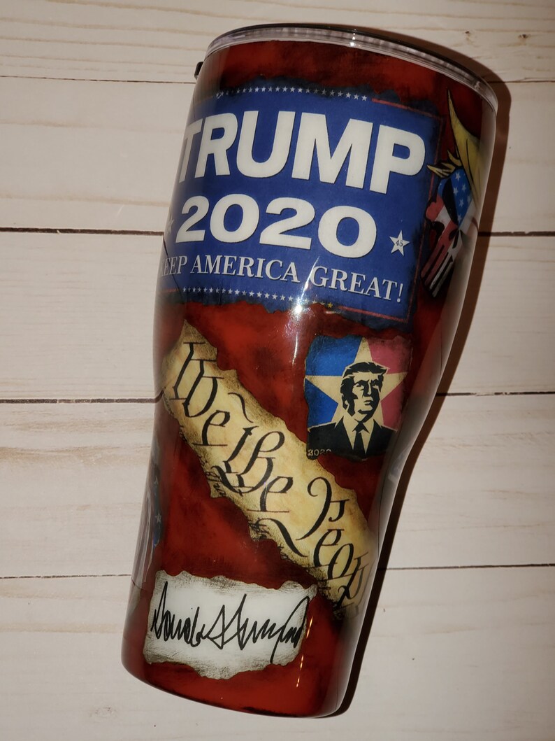 Personalized Distressed Trump Tumbler