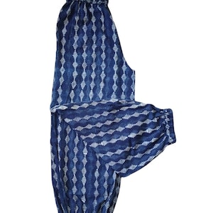 Handmade Cotton Block Print Baggy Pant with two Pockets, Trousers, Palazzo Pants, Elastic Waist, Harem, Yoga, Pants/ethnic look Women Pants