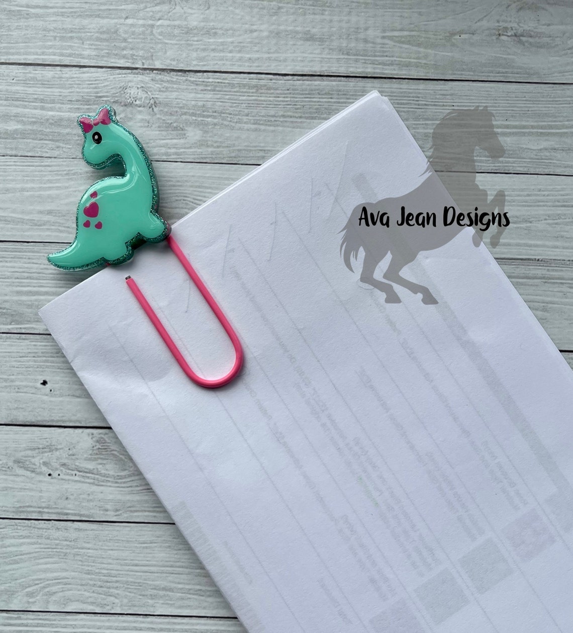 Beautiful Jumbo Paper Clip Bookmarks Paper Clips for Stationary Acrylic