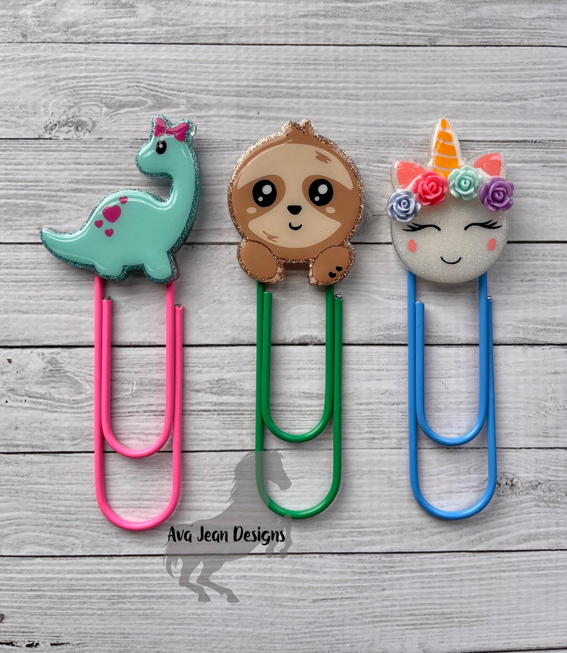 Beautiful Jumbo Paper Clip Bookmarks Paper Clips for Etsy