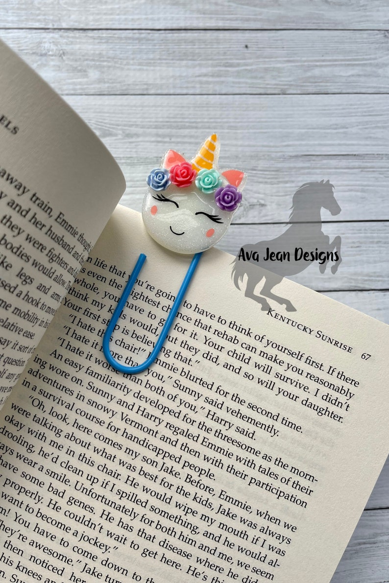 Beautiful Jumbo Paper Clip Bookmarks Paper Clips for Etsy