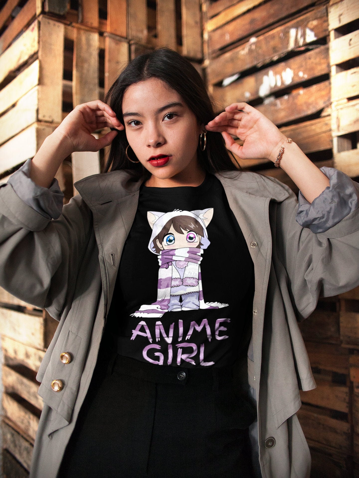 Kawaii Anime Girl Tshirt Anime Girl Shirt Kawaii Shirt Etsy