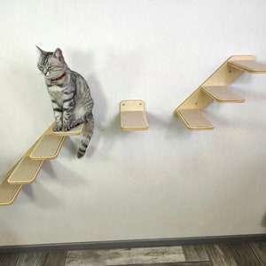 Cat ladder set /  Cat shelves set / Cat wall steps / Cat furniture / New 2022 from RshPets