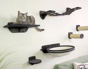 Cat shelves / Bed cat / Steps cat // A large set of modern furniture for cats
