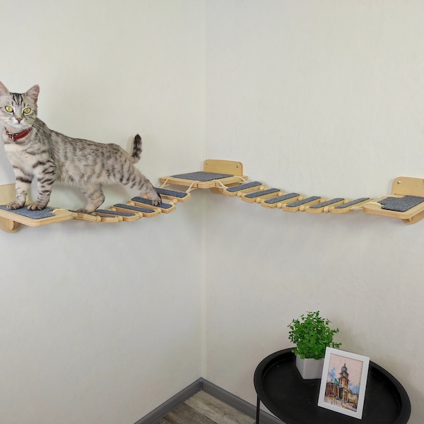 Étagères murales pour chat Meubles modernes Arbre grimpant Perche pour chat