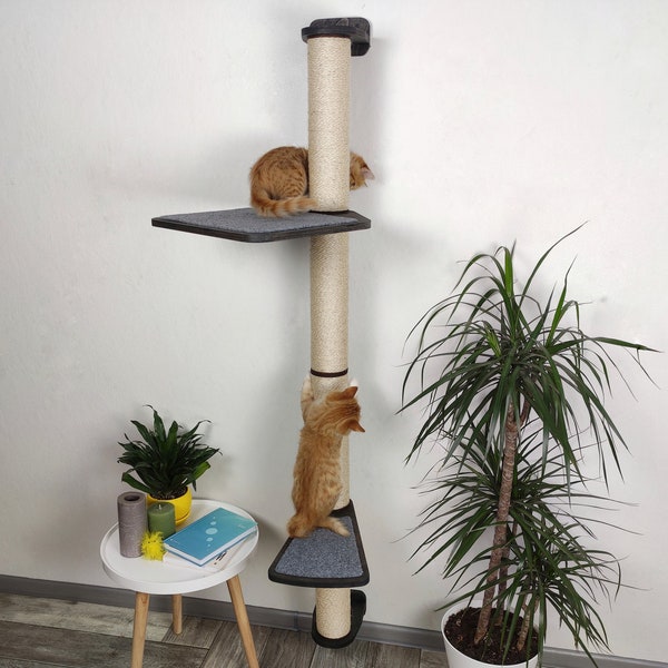 Cat tree, Cat scratching post, Cat scratch, Cat wall furniture, Cat tower, Modern cat furniture, Scratching post, Cat shelves, Gift for cats