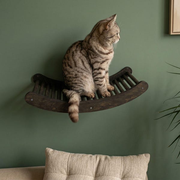 Cat shelf | Floating shelf for cat | Cat Lover Gift | Cat Perch | Cat condo
