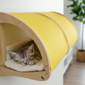 Katzenhöhle Wandregal: Modernes Katzen Möbel