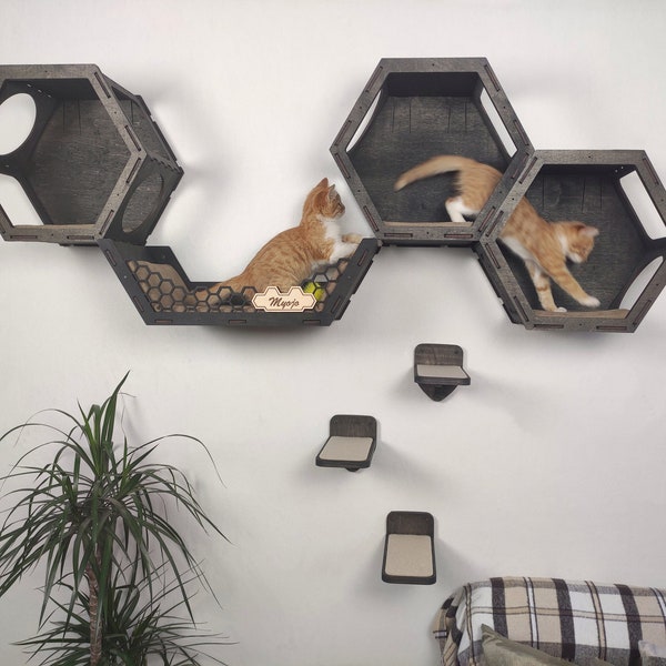 Cat tree, Cat shelves, Cat wall furniture, Cat furniture, Cat bed, Pet furniture, Cat beds, Cat tree modern, Cat house