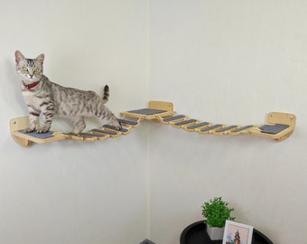 Cat wall shelves  Modern Furniture  Tree  Climbing  Cat perch