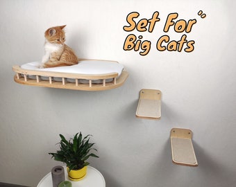 Cat wall furniture, Cat wall bed, Cat furniture, Cat tree tower, Cat shelves, Cat shelf, Cat steps, Cat ladder, Cat jungle gym, Cat bed