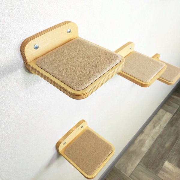 Moderne Katzenstufen: Hölzerne Katzenleiter Möbel