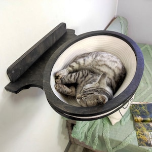 Cat wall furniture // Cat bed // ECO basket  cotton // ECO collection 2023 from the brand RshPets