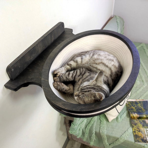 Cat wall furniture // Cat bed // ECO basket  cotton // ECO collection 2023 from the brand RshPets