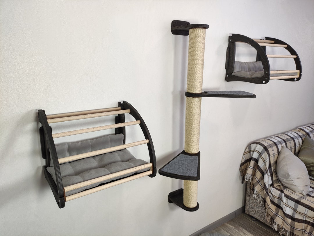 Cat Shelves for Wall, Cat Condo, Cat Furniture Wall, Pet Supplies, Cat