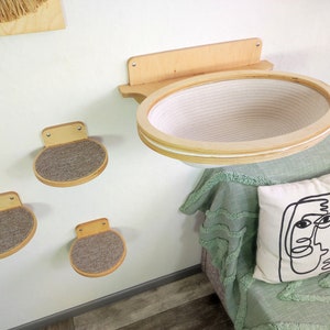 Wall shelves for a cat  / Сat steps // Cat bed // ECO collection 2023 from the brand RshPets