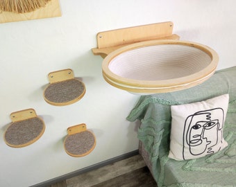 Wall shelves for a cat  / Сat steps // Cat bed // ECO collection 2023 from the brand RshPets