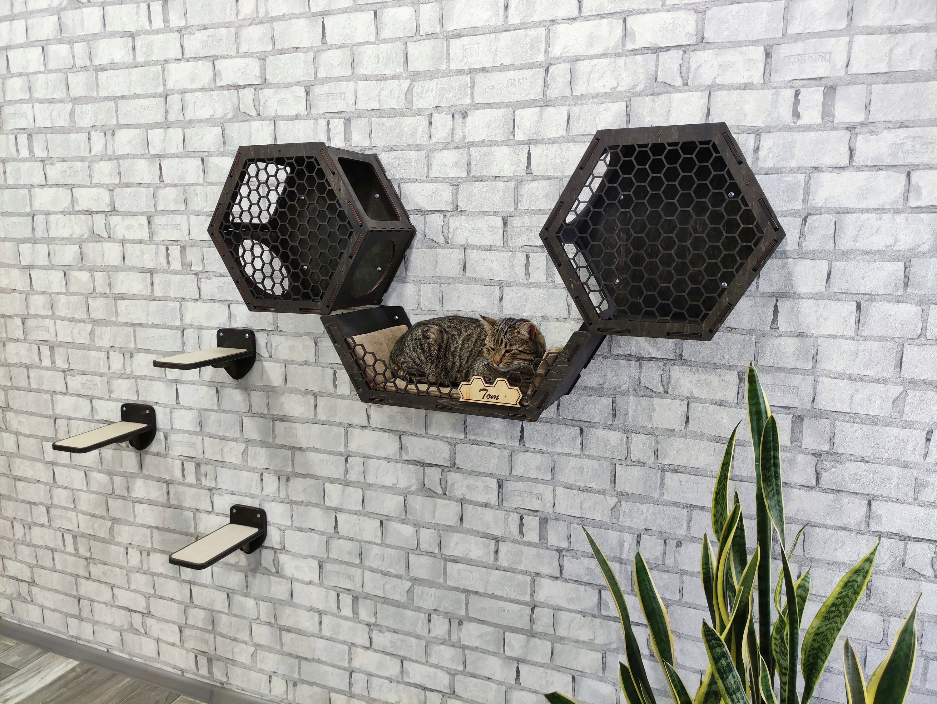 Katze-Wand-Möbel Katze Wandregale Katze Regale Katzenbaum - Il Fullxfull.3013917258 Lhtv