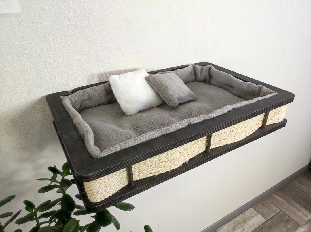 Large Wall Shelf Cat Bed / Modern Wall Furniture for Cats Etsy