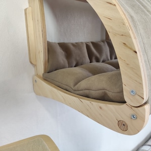 Cat tunnel, Cat cave, Cat house, Cat tree, Cat shelf, Cat climbing wall, Cat shelves, Cat furniture, Modern cat tree, Cat wall furniture image 10