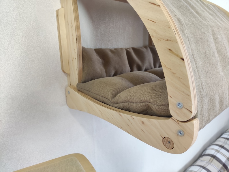 Cat tunnel, Cat cave, Cat house, Cat tree, Cat shelf, Cat climbing wall, Cat shelves, Cat furniture, Modern cat tree, Cat wall furniture image 10