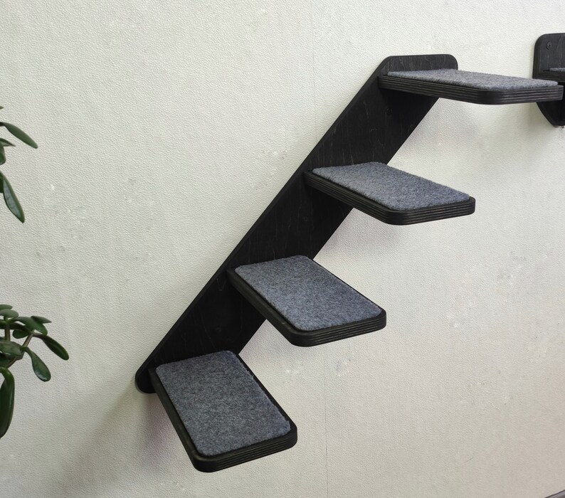 Cat Wall Furniture / Cat Tree / Cat Shelves / Cat Wall Steps / Etsy