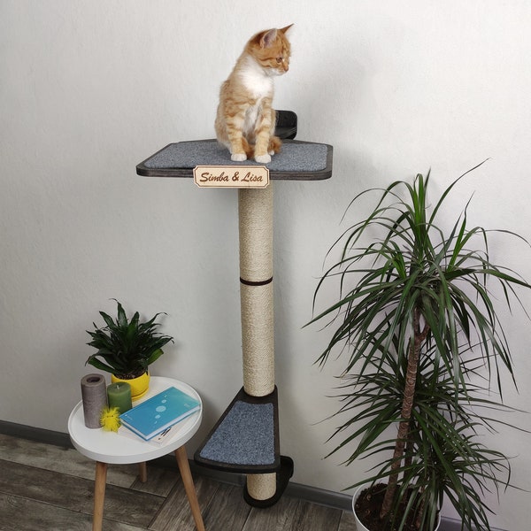 Cat scratcher, Cat tree, Cat wall furniture, Cat scratching post, Мodern cat furniture, Unique cat trees, Cat tower, Gift for cats