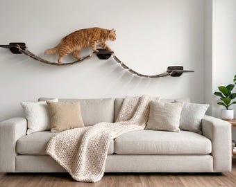 Cat wall shelves, Cat shelf, Cat tree, Cat tree modern, Cat climbing, Cat tree wall, Cat shelves, Cat perch, Play furniture, Pet supplies