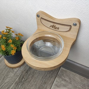 Cat accessories, Cat bowls, Cat bowl stand, Cat bowl, Raised cat bowl, Dog bowl, Raised cat dishes, Cats food bowl, Raised cat feeder, Cat