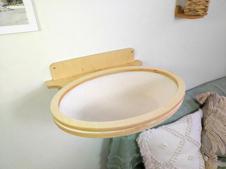 Cat wall furniture // Cat bed // ECO basket cotton // ECO collection 2023 from the brand RshPets image 9