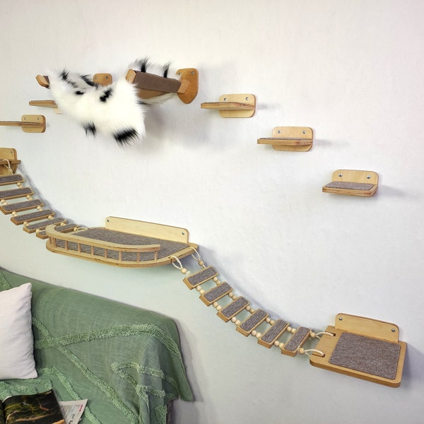 Cat shelves / Cat Bed / Cat Bridge / Cat Steps / Cat Hammock -//- New set from the RshPets team -2023