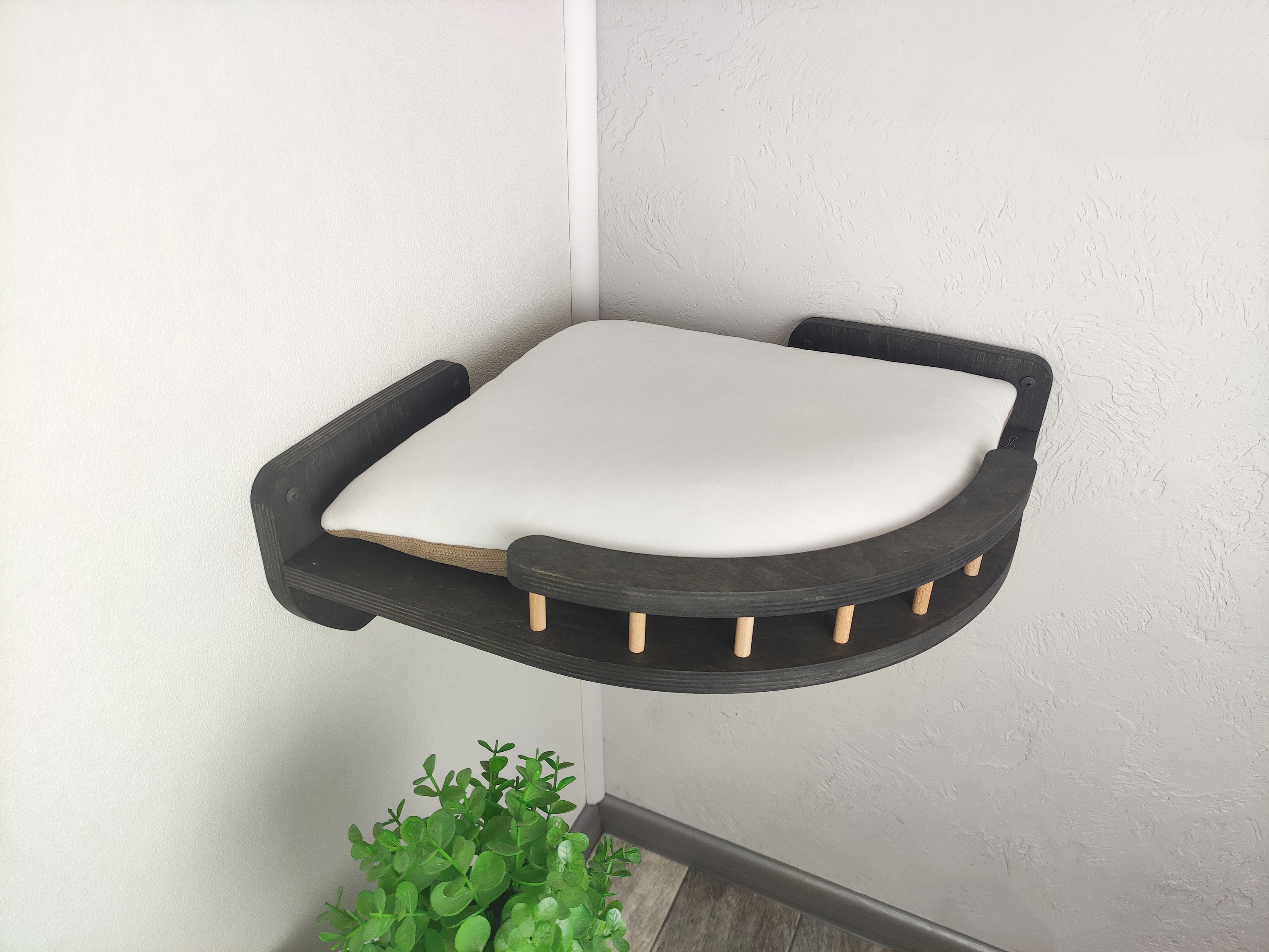 Corner Shelf Cat Shelf Corner Shelves Fo Cat Cat Tower Cat Etsy UK