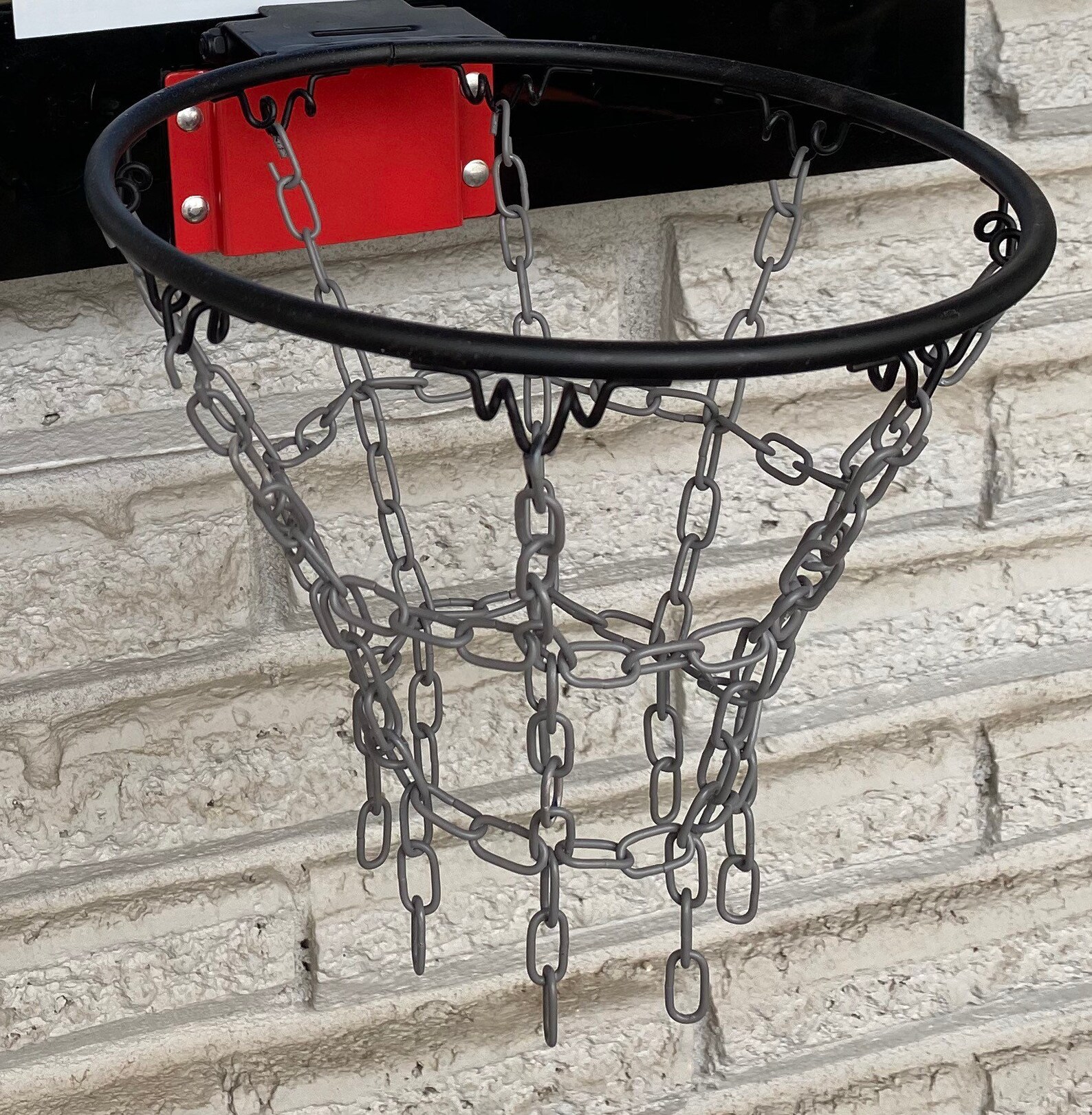 Basketball Chain Net Mini Hoop Black Etsy