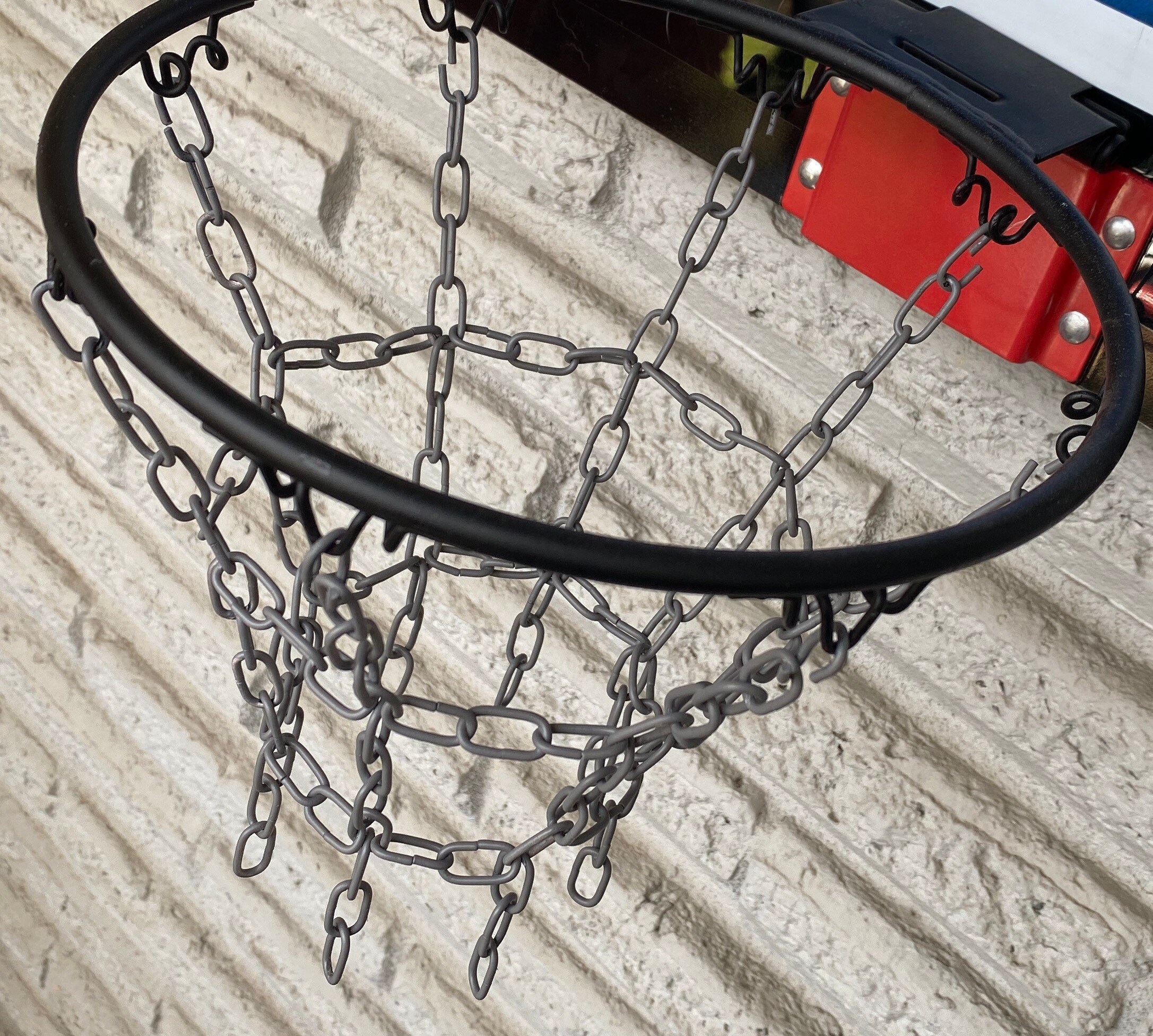 Basketball Chain Net Mini Hoop Black Etsy