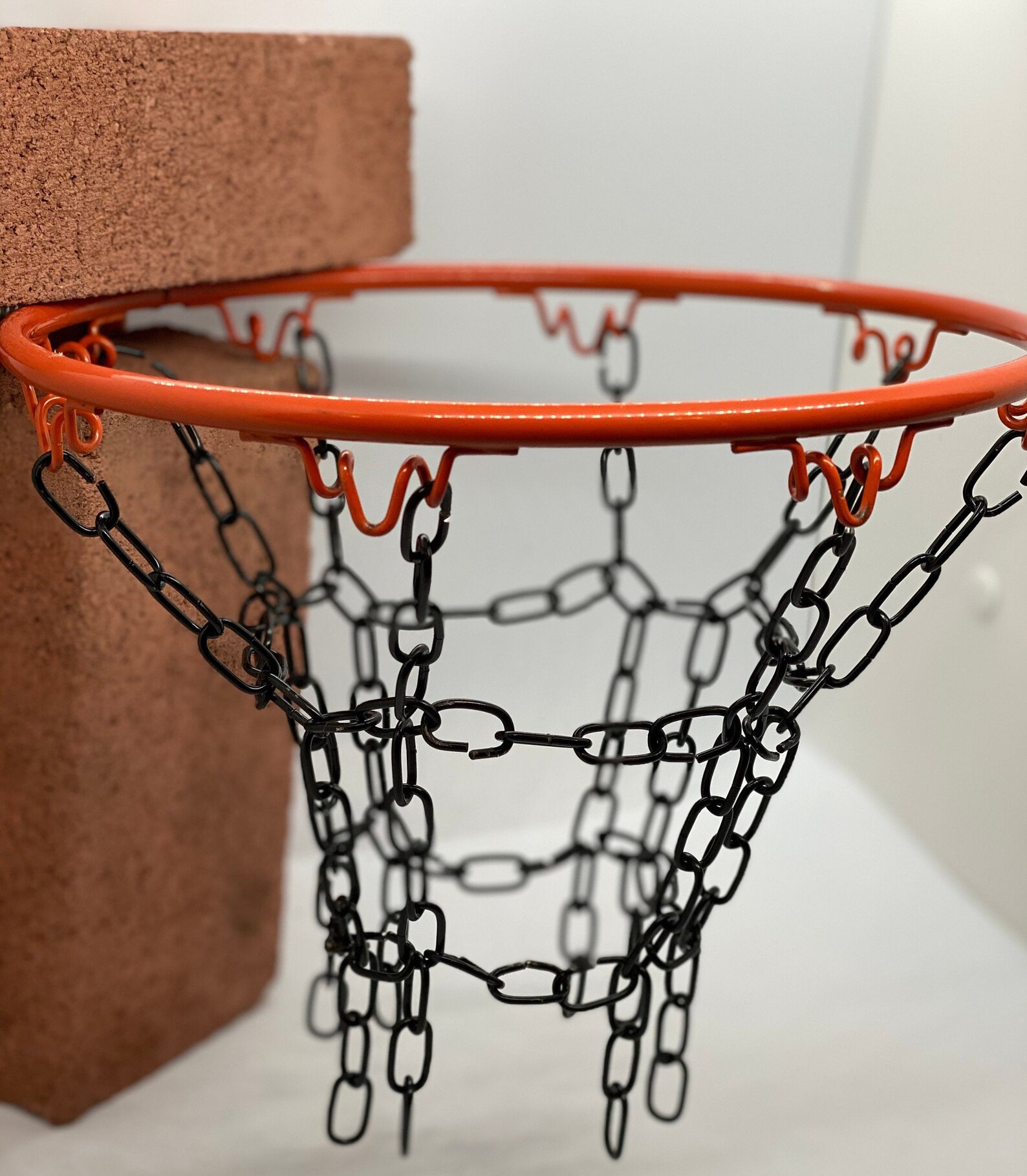 Basketball Chain Net Mini Hoop Black Etsy
