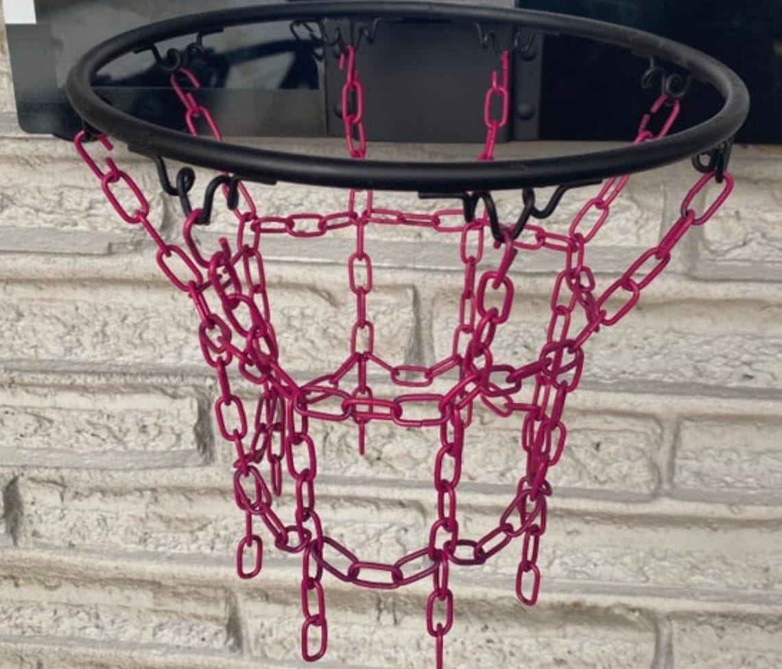 Basketball Chain Net Mini Hoop Etsy