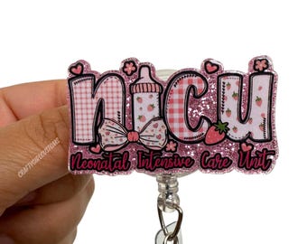 NICU Badge Reel - Nicu Nurse - Neonatal Intensive Care Unit Badge Reel