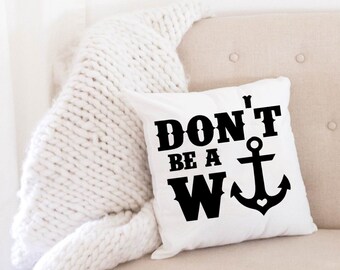 Don't Be A Wanker PNG File, Digital File