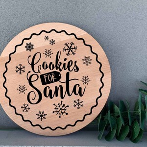 Cookies For Santa Digital PNG File