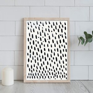 Minimalist wall art abstract art print printable wall art black and white wall art watercolor print water color prints