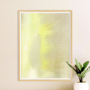 Neutral wall art, PRINTABLE wall art neutral, pastel decor, sunshine watercolor prints, yellow wall decor, neutral wall art