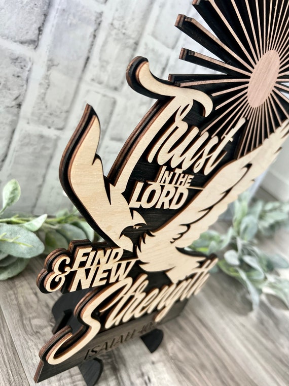 Cartello In Legno Con Scritta "Dio Dice..." | Decorazione Cristiana Per Casa E Cameretta | Regalo Di Fede | Rustico E Divertente | 12,7 X 12,7 Cm