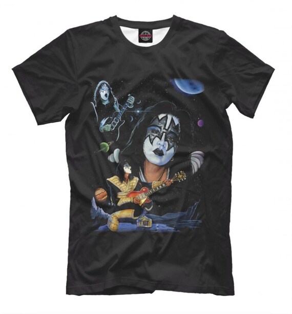 KISS Ace Frehley TShirt Rock Tee Men's Women's All Etsy