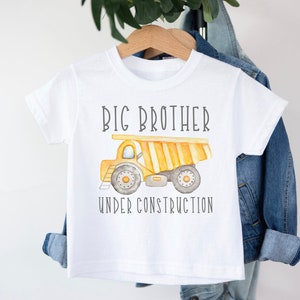 Big Brother T-Shirt, Big Brother Under Construction T-Shirt, Promoted To Big Brother, Pregnancy announcement, I'm Going To Be A Big Brother