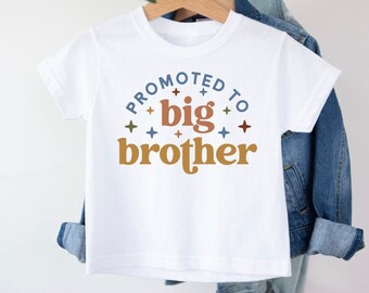 Big Brother T-Shirt, Big Brother Tee, Promoted To Big Brother, Pregnancy announcement, Personalised Big Bro T-shirt