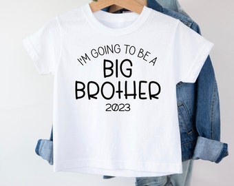 Big Brother T-Shirt, Big Brother Tee, Promoted To Big Brother, Pregnancy announcement, I'm Going To Be A Big Brother